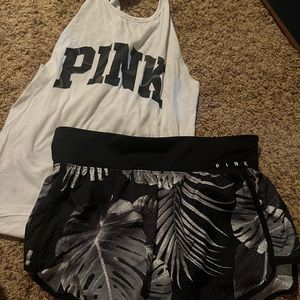 VS PINK ACTIVE SET SIZE MEDIUM